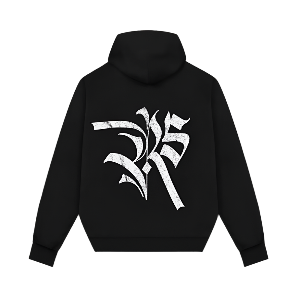 REVIVE STUDIOS PULL OVER HOODIE BLACK
